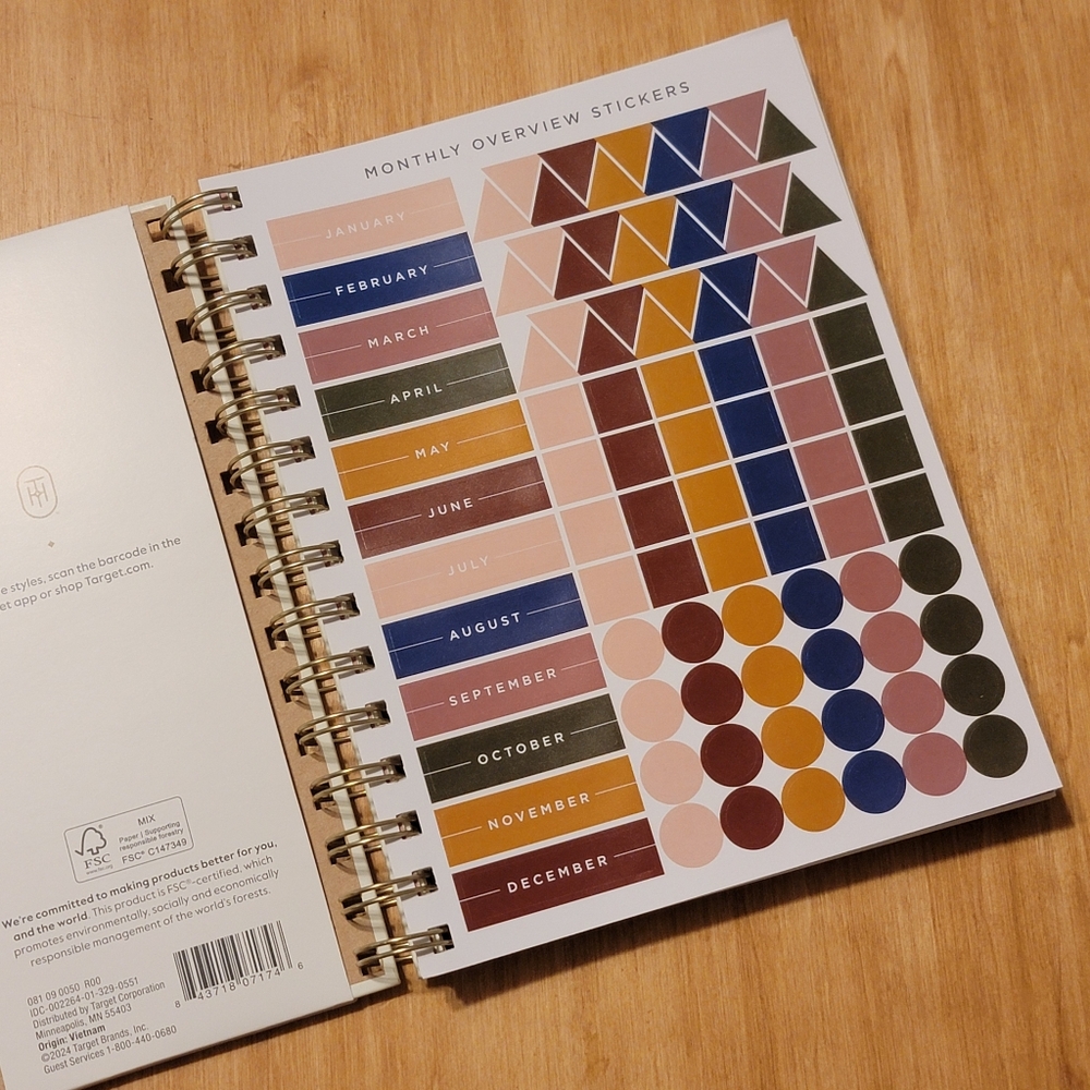 Floral Planner & Notebook / Journal - Picture 6 of 9